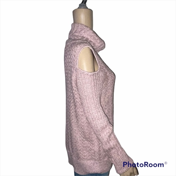 American Rag cold shoulder turtleneck sweater - Picture 3 of 6